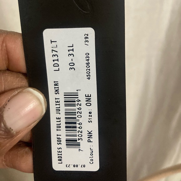 BRAND NEW LÉO WOMEN’S 24" SOFT TULLE JULIET DANCE TUTU SKIRT COSTUME ACCESSORY - Picture 3 of 3